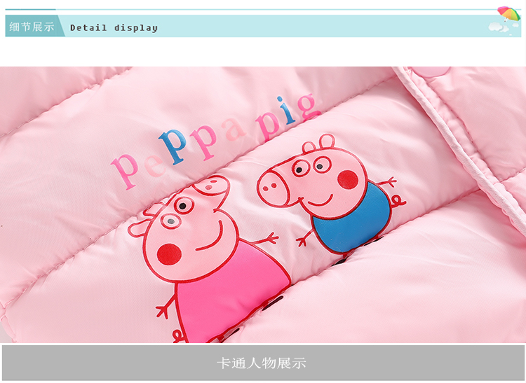 Bộ đồ cotton cho bé xuống 2-7 tuổi bé trai và bé gái áo khoác cotton dày ấm 3-4-5-6 Bộ đồ cotton hai mảnh cho bé quần áo cho bé gái
