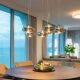 Restaurant Chandelier Designer Creative and Unique Hotel Front Desk Art Staircase Combination Glass Small Chandelier Bedside Chandelier