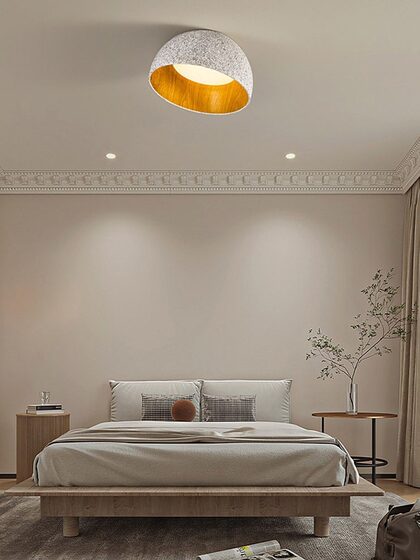 Modern Wabi-Sabi Style Ceiling Lamp Bedroom Lamp Study Room Dining Room Corridor Balcony Children's Room Lamp Japanese-Style Lighting Fixtures