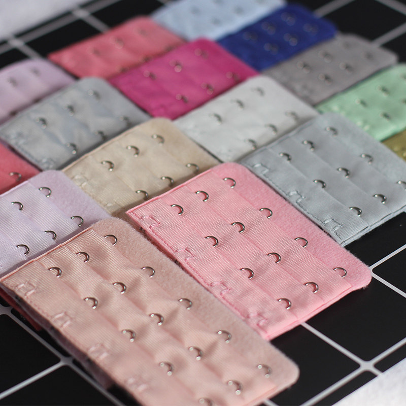 3 Clothing Bra Lengthened Buttoned Coffee Watermelon Red Color Women's Underwear Increased connection 23 45 ribs