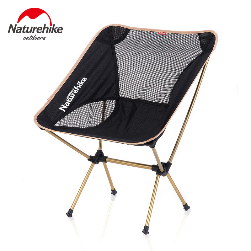 Naturehike outdoor portable folding chair camping beach recliner super light leisure chair backrest fishing chair