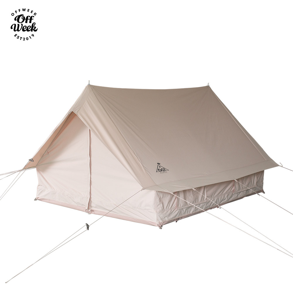 Offweek Nordic Wind 3-4 Man retro cotton cloth Tent Camping Lodge Camp Self Driving Luxury ins Wind