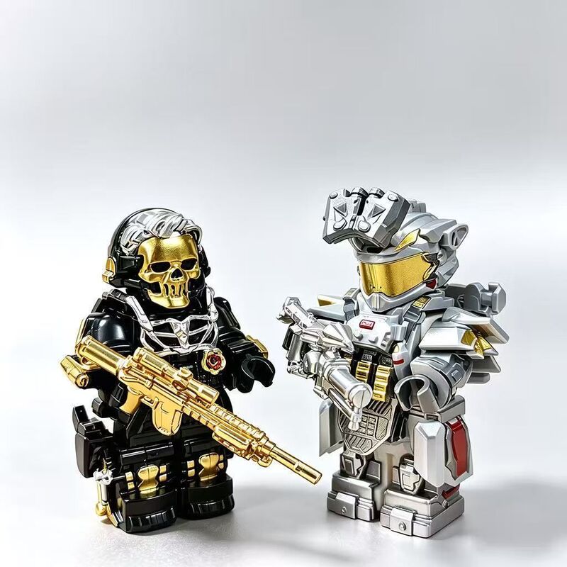 Delta Operation Building Blocks Are Compatible with Lego Minifigures, Special Forces Collection, Rose Lingxiao Guard, Gerhos Male