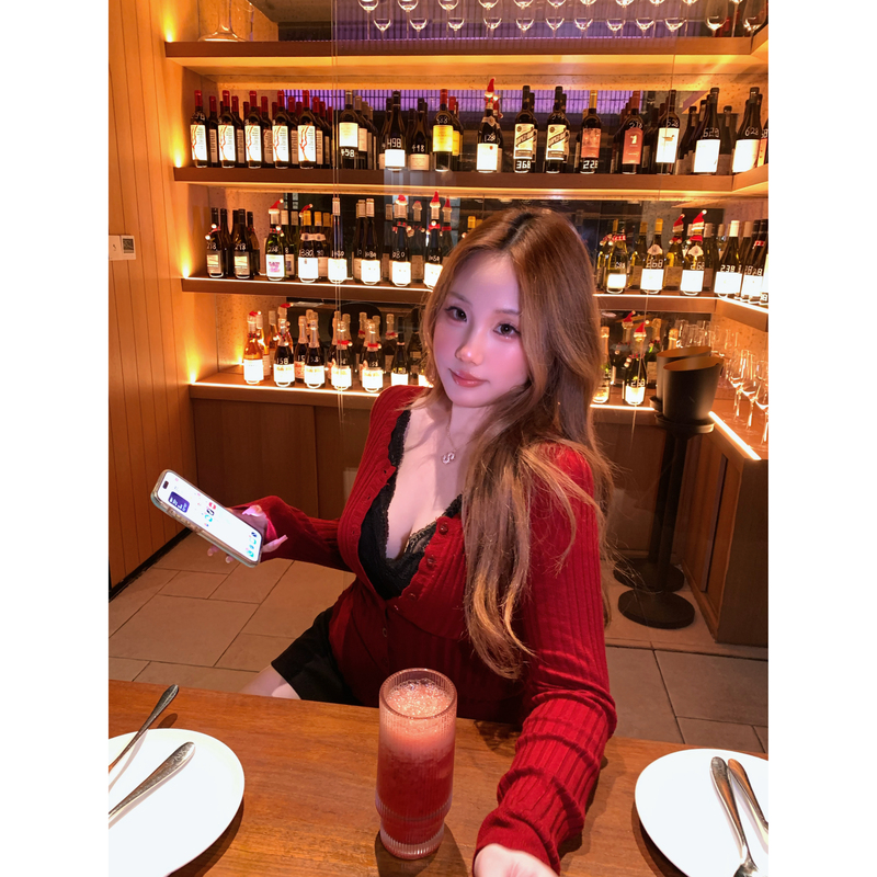 【Silk Diary】 "Sleepless Night" Slightly Plump Red Knit Sweater Simple Versatile Top + Lace Camisole Autumn