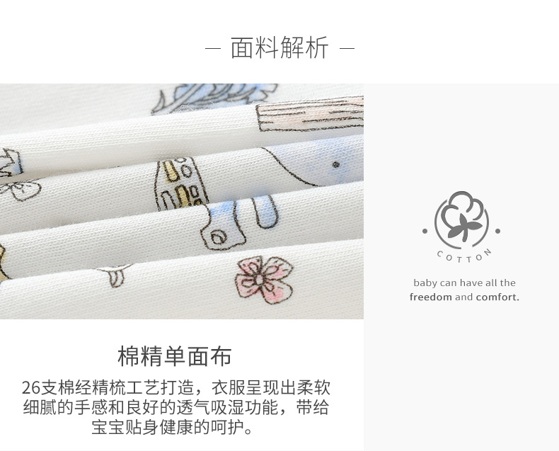 Bộ đồ chơi trẻ sơ sinh bằng vải cotton cho bé bộ quần áo nam và nữ đồ sơ sinh bé trai