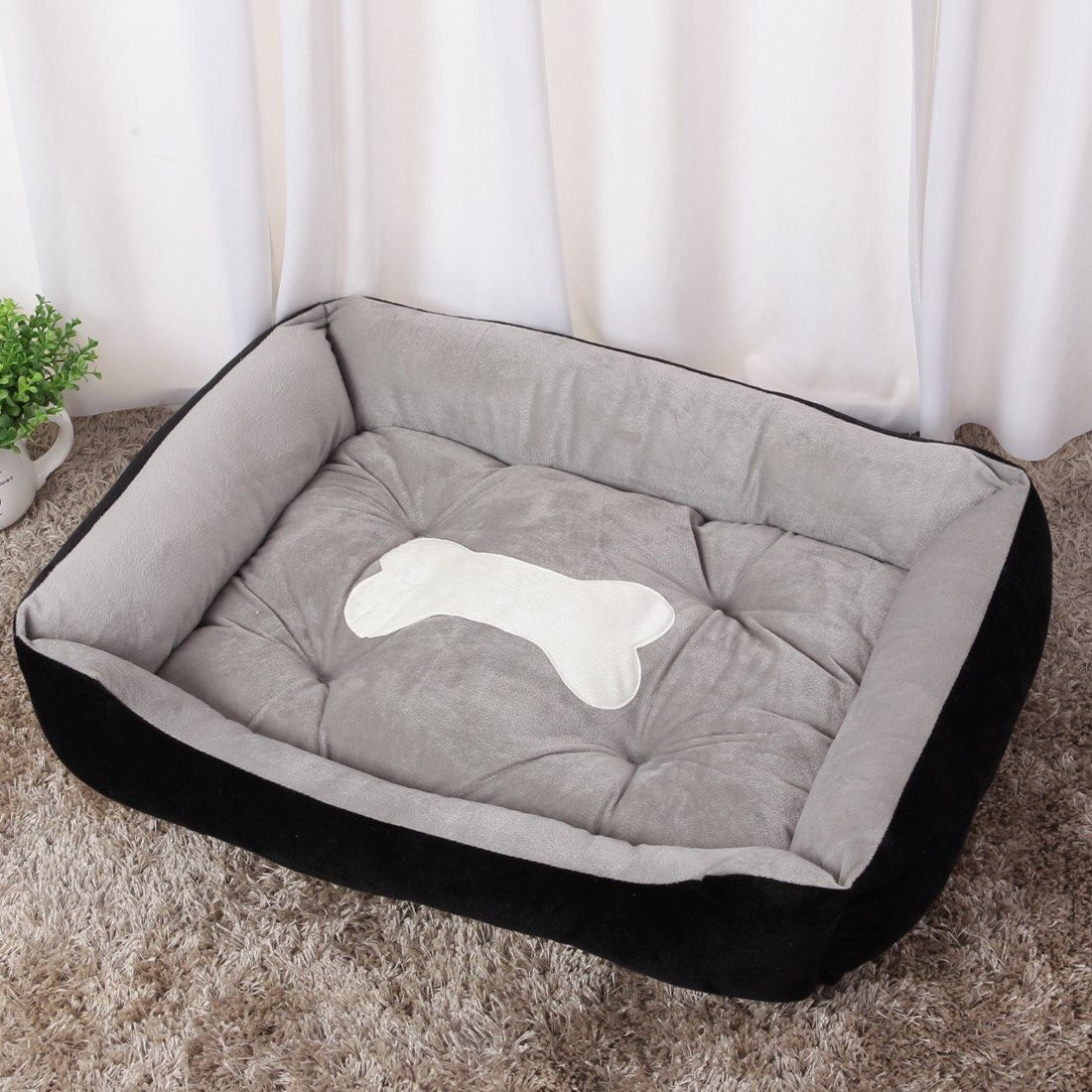 Dog Nest Winter Warm Removable Wash Four Seasons Universal Small And Medium Dog Teddy Dog Bed Pet Kennel Pet Supplies