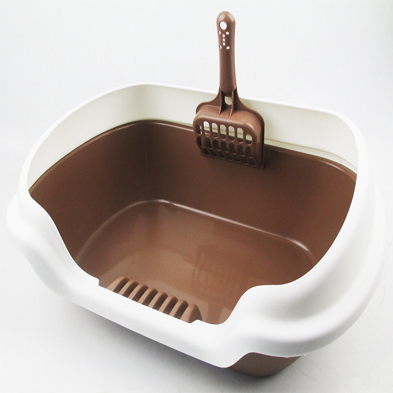 Cat Litter Basin Anti-Splash Cat Toilet Large Full Semi Enclosed Cat Litter Basin Cat Litter Basin Mid kitty Cat Litter