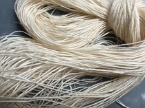 White hemp high-grade tag line clothing trademark tag rope handmade twine sole hemp rope