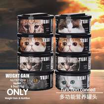 TEB soup Enbei O staple cat canned 170g single can adult snacks imported cat canned nutrition and fattening soup Enbei
