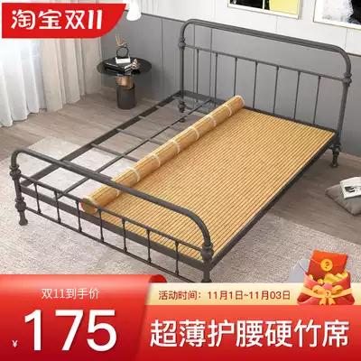 Bamboo hard bed plate gasket can be customized mat whole piece folding hard board mattress waist protection Ridge soft bed hardening artifact