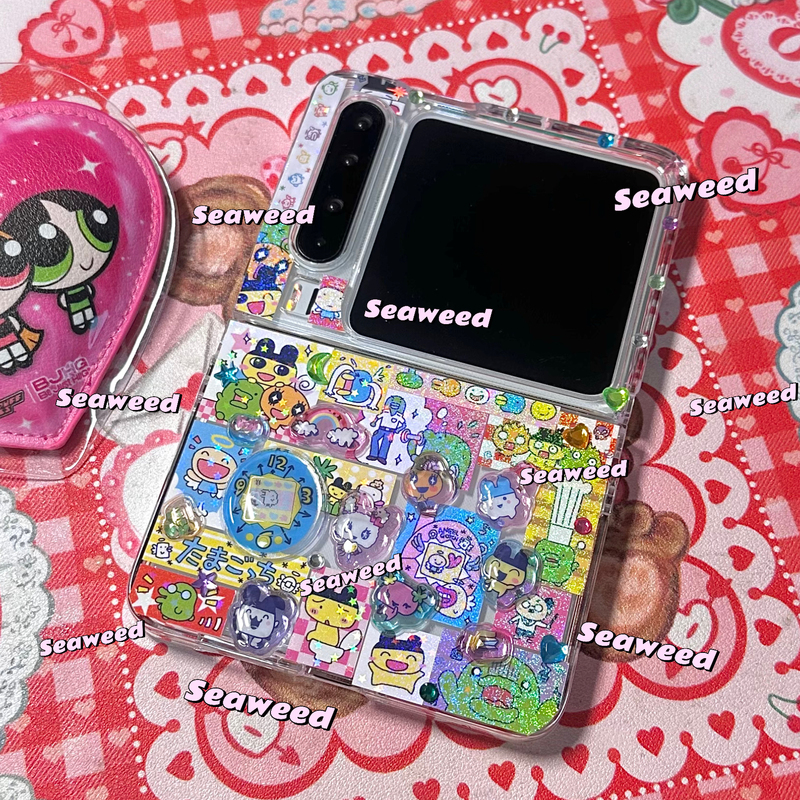 Seaweed Bubble 3D Tamagotchi Samsung Z Fold 30% off Foldable Phone Case Huawei Purax Max Original