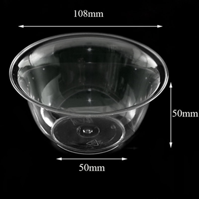 Disposable Space Tableware Aviation Crystal Bowl Transparent Bowl thickens hard bowl wedding bowl picnic bowl