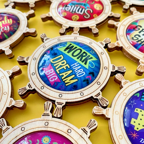 Магнитный магнит на холодильник, европейский стиль, 10 шт