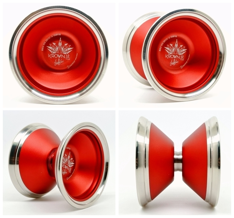 Mới C3YOYODesign Nhôm Yo-Yo Krawn St 7068 Crown Tour chuyên nghiệp Yo-Yo - YO-YO yoyo thép không gỉ