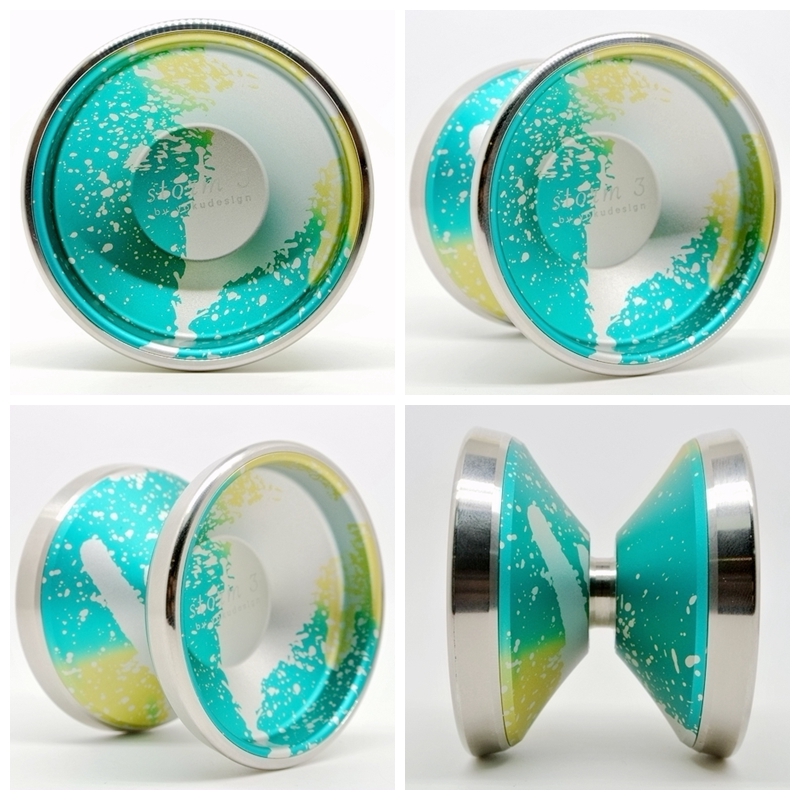 New yoku Yo-Yo 3 Vòng thép không gỉ kim loại Yo-Yo Professional 1A Hợp kim yoyo do choi tre em