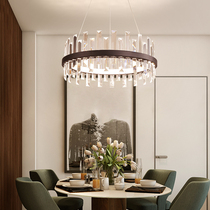 Restaurant lights post-modern light luxury crystal chandelier living room lights creative simple LED home dining room lights Nordic lamps