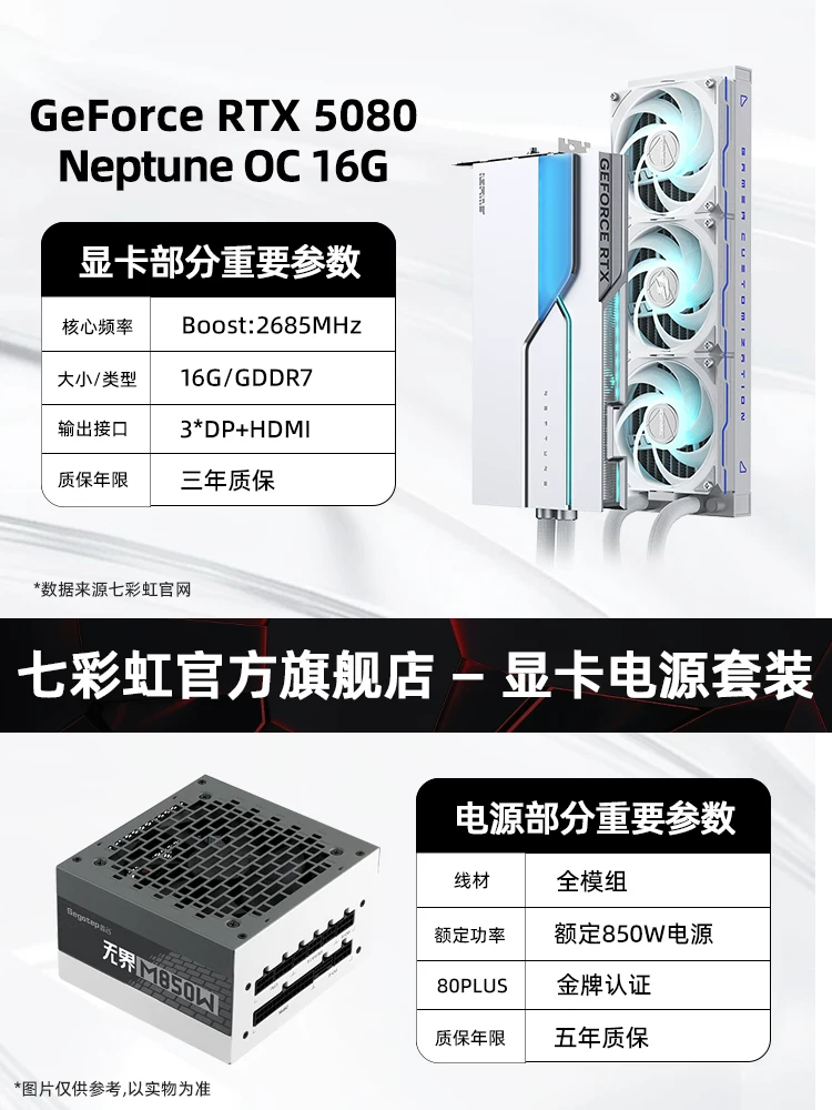 Цветной корпус игрового компьютера серии Water God с независимой видеокартой RTX5080 5070Ti 5090D