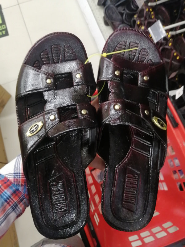 Hong Kong Taiwan Crown male slippers comfortably wear super durable