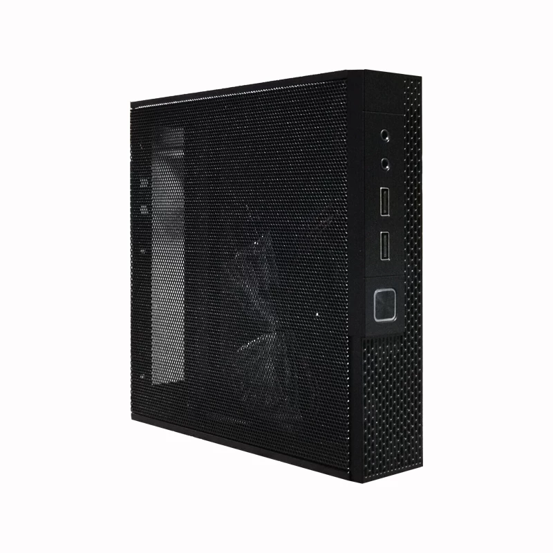 SKTC [TX02 миниатюрный корпус для ПК Thin ITX корпус тихий промышленный ПК мини-полуподдерживаемый]