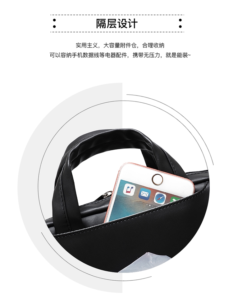 Túi đựng máy tính xách tay nữ Apple Lenovo kê kê 15,6 inch 14 nhỏ xinh dễ thương nghệ thuật 13.3 - Phụ kiện máy tính xách tay miếng dán máy tính casio 570