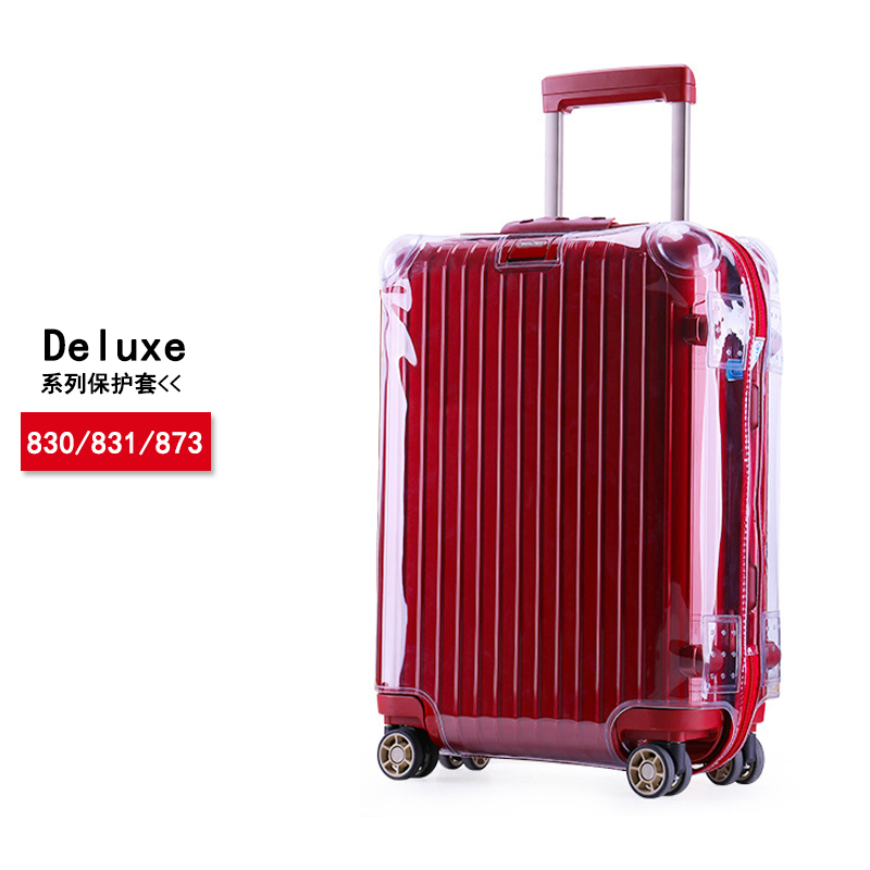 Suitable for Rimowa Salsa Deluxe Suitcase Transparent Protective Cover Trolley Case Travel Case Cover Suitable for Rimowa Salsa Deluxe Suitcase Transparent Protective Cover Trolley Case Travel Case Cover