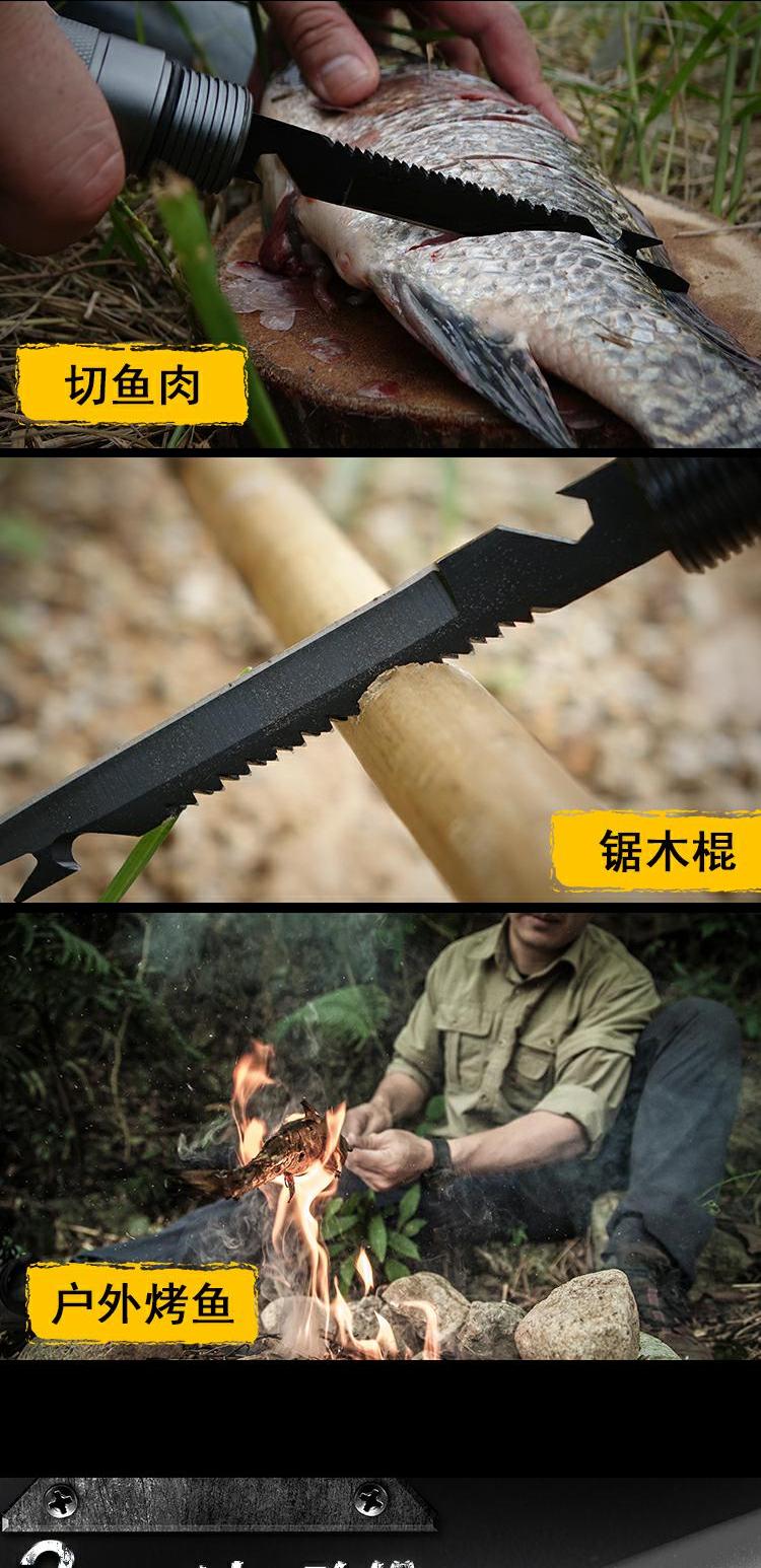 Handao tự vệ dính đa chức năng trong xe dao vũ khí tự vệ ngoài trời cung cấp kính thiên văn công cụ quân sự phần dài - Công cụ Knift / công cụ đa mục đích bộ dao đa năng