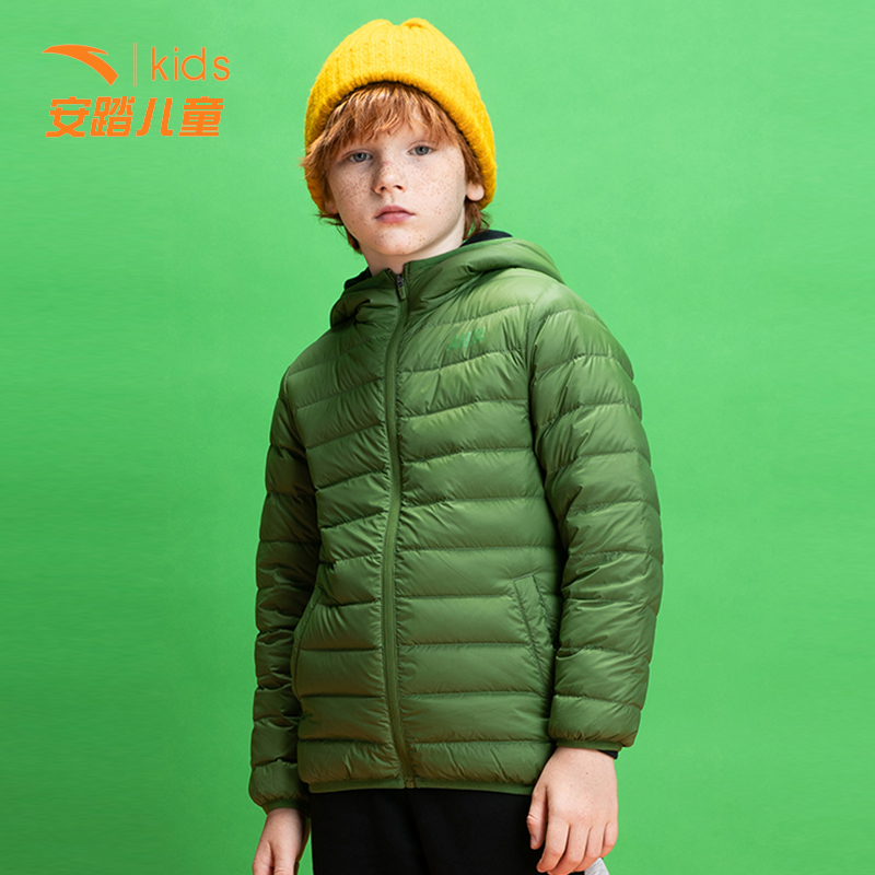 Anta trẻ em nhẹ Andy Xuống Jacket 2019 Winter trai mới và cô gái Trung niên thiếu nhi Xuống ấm Jacket.