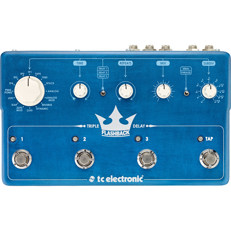 TC Electronic FlashBack Delay looper X4 Triple Delay Delay Effect