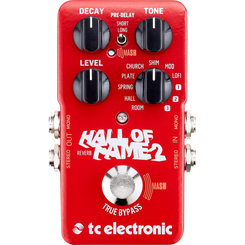 Tc Music Lab TC Electronic民谣电吉他Hall of Fame 2 REVERB名人堂混响效果器