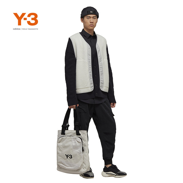 Y-3/Y3 Yohji Yamamoto summer ຄູ່ຜົວເມຍໃຫມ່ແບບສະບາຍເທິງເສື້ອ sweater ປຸ່ມ cardigan sweater H63088