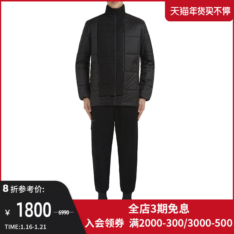 (Top Goods) Y-3 Men's Leisure Warm cotton-padded jacket M PATCHWORK JACKET DP0501