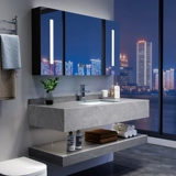 Интернет -знаменитость Light Luxury Modern Intelligent Double -Layer Rock Board Comminate Comment Ceramic Basin Wash Face Face Toigt Toame Toame Toilate