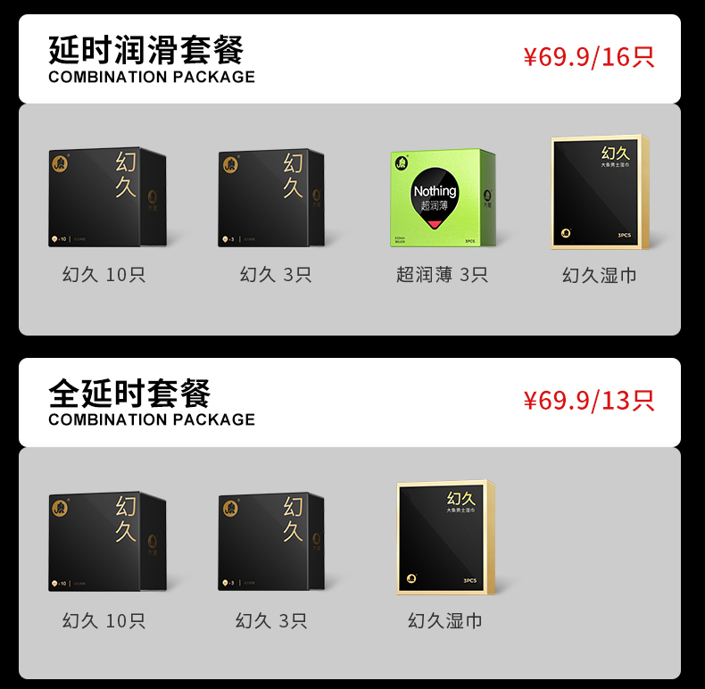 大象 幻久延时 10只+G点大颗粒 10只+高潮液1盒 图3