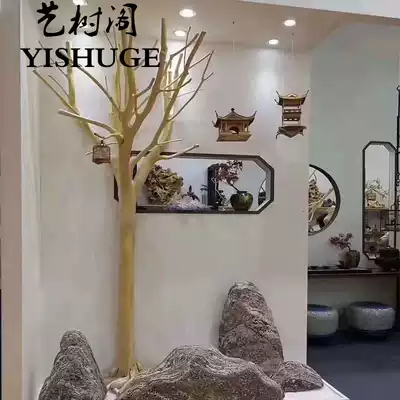 Dry branches decoration dry branches living room hotel store curry bar shape landscape White natural dead branches tree decorative tree