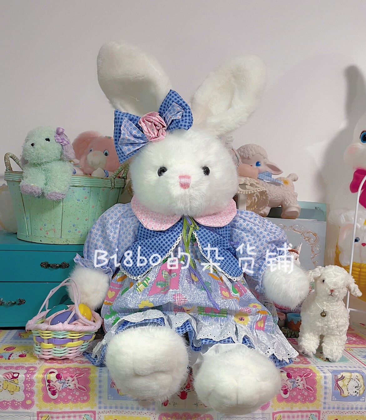 (Sold) Childlike Purple Dress Showa Rabbit