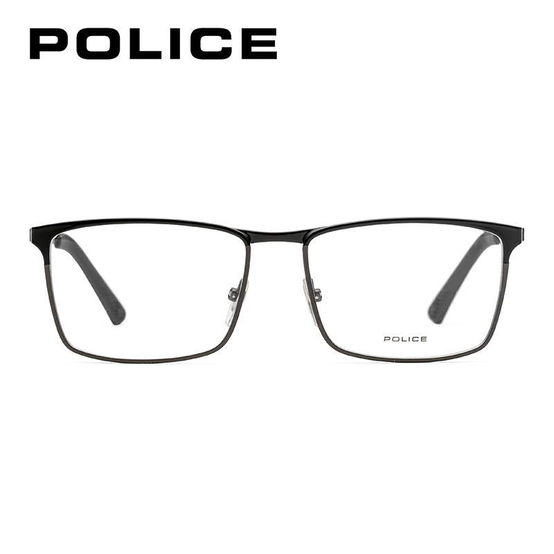 POLICE Physique Optical Frame Male Tide Square Frame Metal Optical Frame Woman with Myopia Lens VPL555