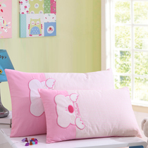 Childrens pillow Men and women 3-6-10 years old pure cotton baby pillow Kindergarten nap primary school pillow core four seasons universal