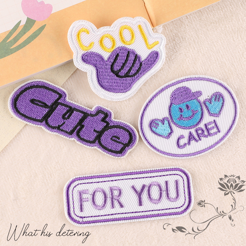 English Letter Fabric Patches for Clothes, Cute and Fashionable Patches for down Jackets and Jeans, Hole Repair Decorative Embroidery Patches English Letter Fabric Patches for Clothes, Cute and Fashionable Patches for down Jackets and Jeans, Hole Repair Decorative Embroidery Patches