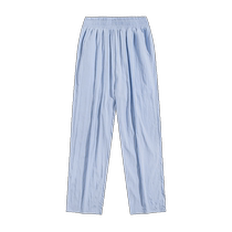Dopamine ice silk pants mens summer quick-drying Yamamoto pants thin fashion brand loose straight wide-leg casual trousers