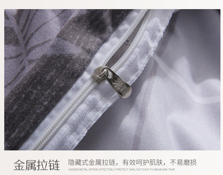 ins gió ròng đỏ denim bông chăn bông 1.8m đặc biệt đôi ký túc xá độc thân ba mảnh 1.2 - Bộ đồ giường bốn mảnh chăn ga gối cao cấp nhập khẩu