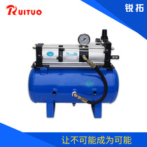 Stainless steel injection blow molding laser cutting inspection pressure test pipeline dispensing compressed air gas booster pump booster valve