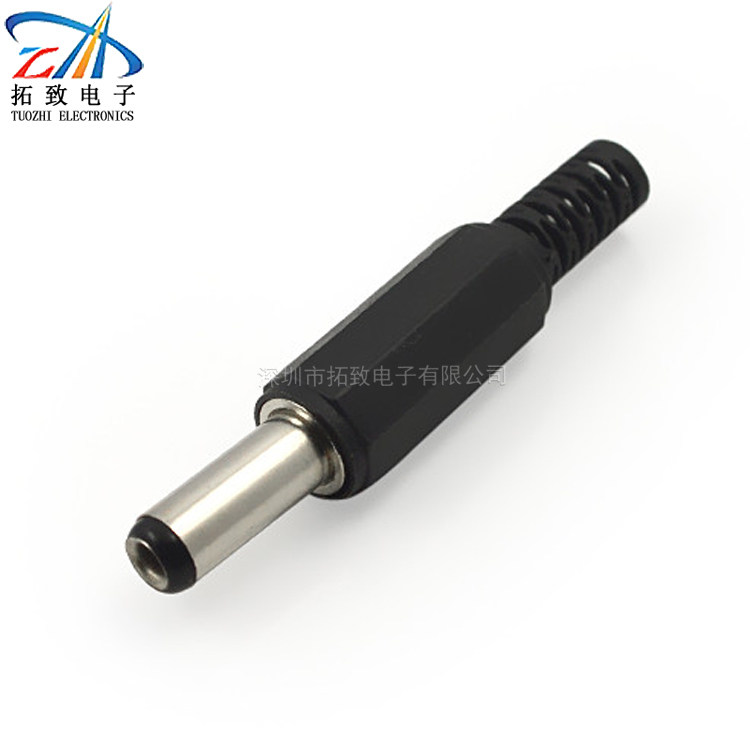 DC power plug 5 5x2 5DC male environmental protection 5 5*2 5mm DC assembled DC male factory direct sales