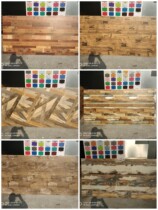 Art decoration retro fireproof board Chinese pub ancient style ethnic style letter splicing decoration plate veneer New