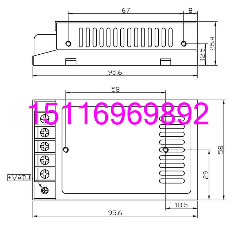 5V2A 9V1A Ultra - thin small volume HT20 - 0509 Hetian prestigious switching power supply