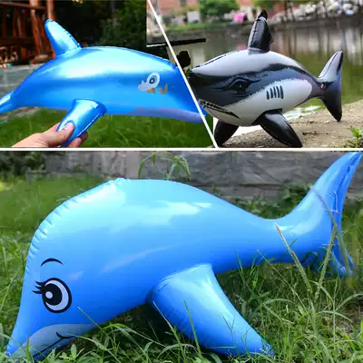 Hot sale inflatable dolphin toys inflatable shark animal decoration hanging ornaments marine animals play water toys