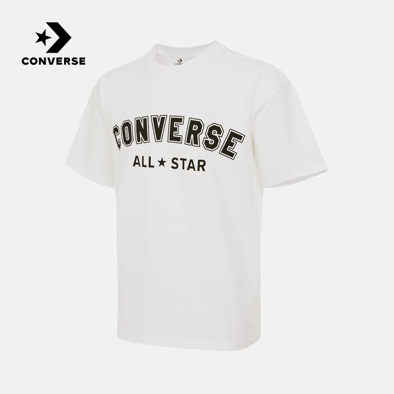 Converse Sports 2025 Autumn Unisex Short Sleeve T-Shirt Ucj640-001
