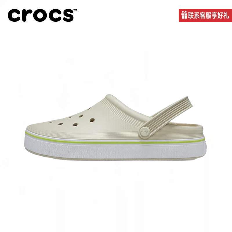 Crocs Men's and Women's Shoes 2025 Autumn New Outdoor Sandals Flat Hole Shoes 208371-2Y2