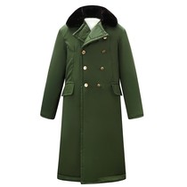 Sheepskin military cotton coat mens fur integrated winter thickened and warm long style cold-proof Northeast labor insurance clothing wool cotton jacket