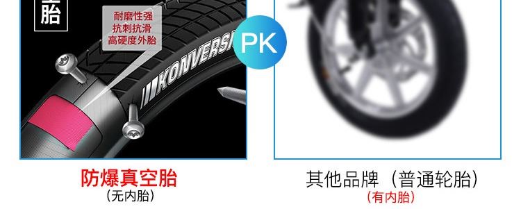 12/14 inch gấp xe đạp điện dành cho người lớn pin lithium vua pin nhỏ tài xế lái xe kho báu đặc biệt - Xe đạp điện xe may dien