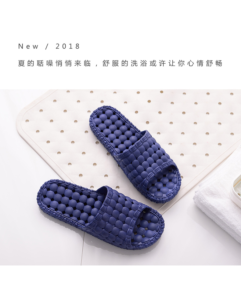 Dép nữ mùa hè nhà tắm nhà mùa hè kéo đôi tắm nam đôi dép nữ dễ thương và dép dày - Trang chủ dép mang trong nhà dễ thương